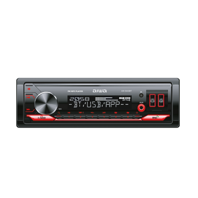 Autoestéreo con Bluetooth USB Lector de tarjeta SD Radio AM-FM 50W