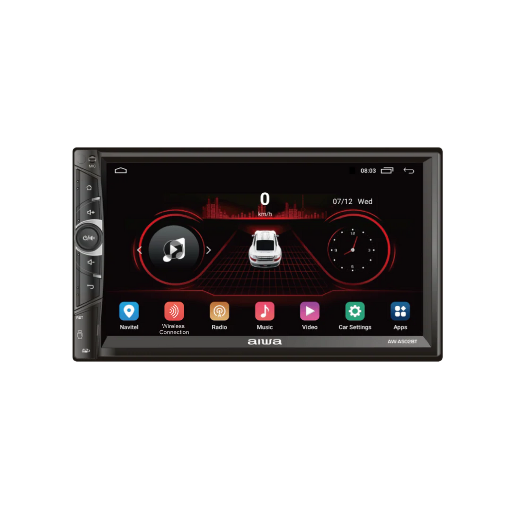 Autoestéreo con Pantalla HD 7 pulgadas Touch Bluetooth Radio AM-FM