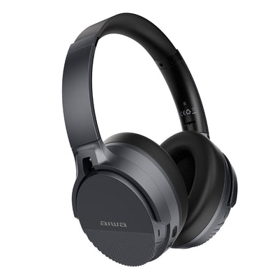 Audífonos Bluetooth Aiwa Táctil Noise Cancelling Aw-anc2040 Color Negro