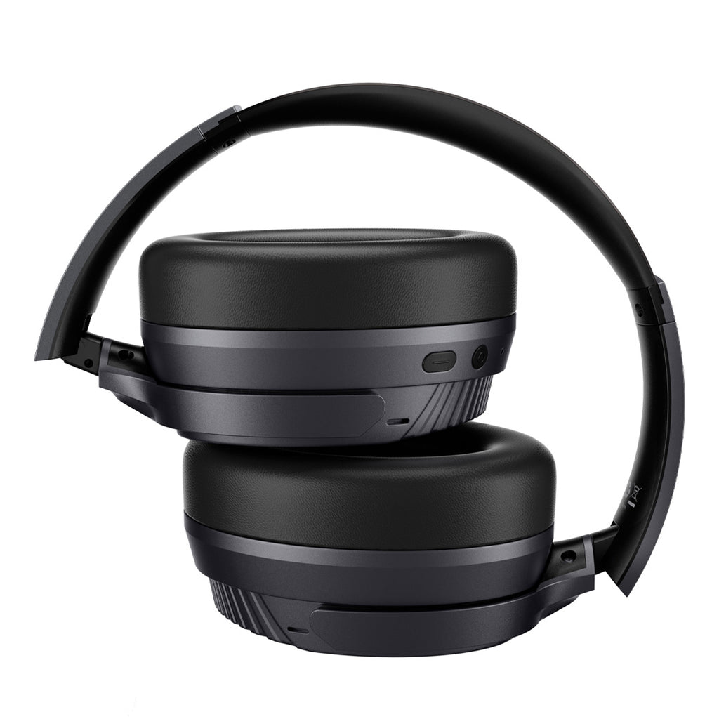 Audífonos Bluetooth Aiwa Táctil Noise Cancelling Aw-anc2040 Color Negro