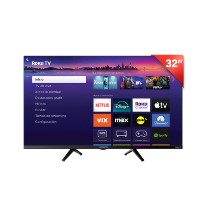 Pantalla Smart Tv Roku Led Hd (720p) 32 Pulgadas