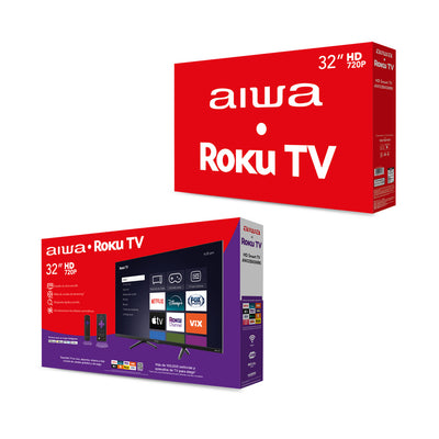 Pantalla AIWA AW32B4SMRK 32 pulgadas Smart TV Roku HD