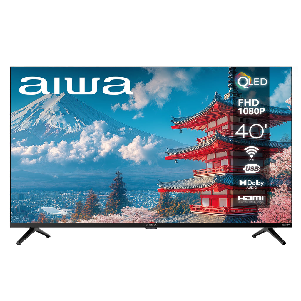 Pantalla AIWA de 40 Pulgadas AW40RKQ QLED con Resolución Full HD