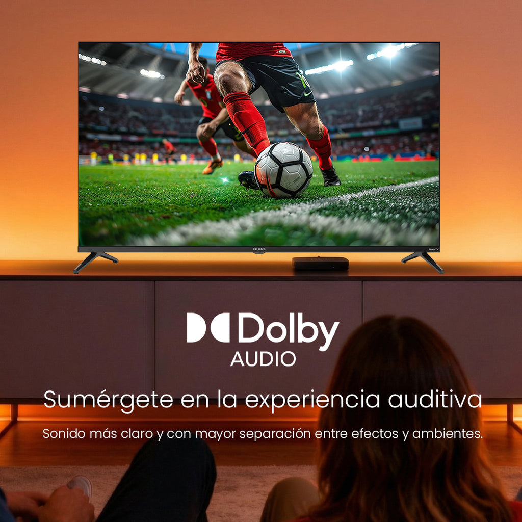 Pantalla Smart TV Aiwa de 40 Pulgadas AW40RKQ QLED con Resolución Full HD