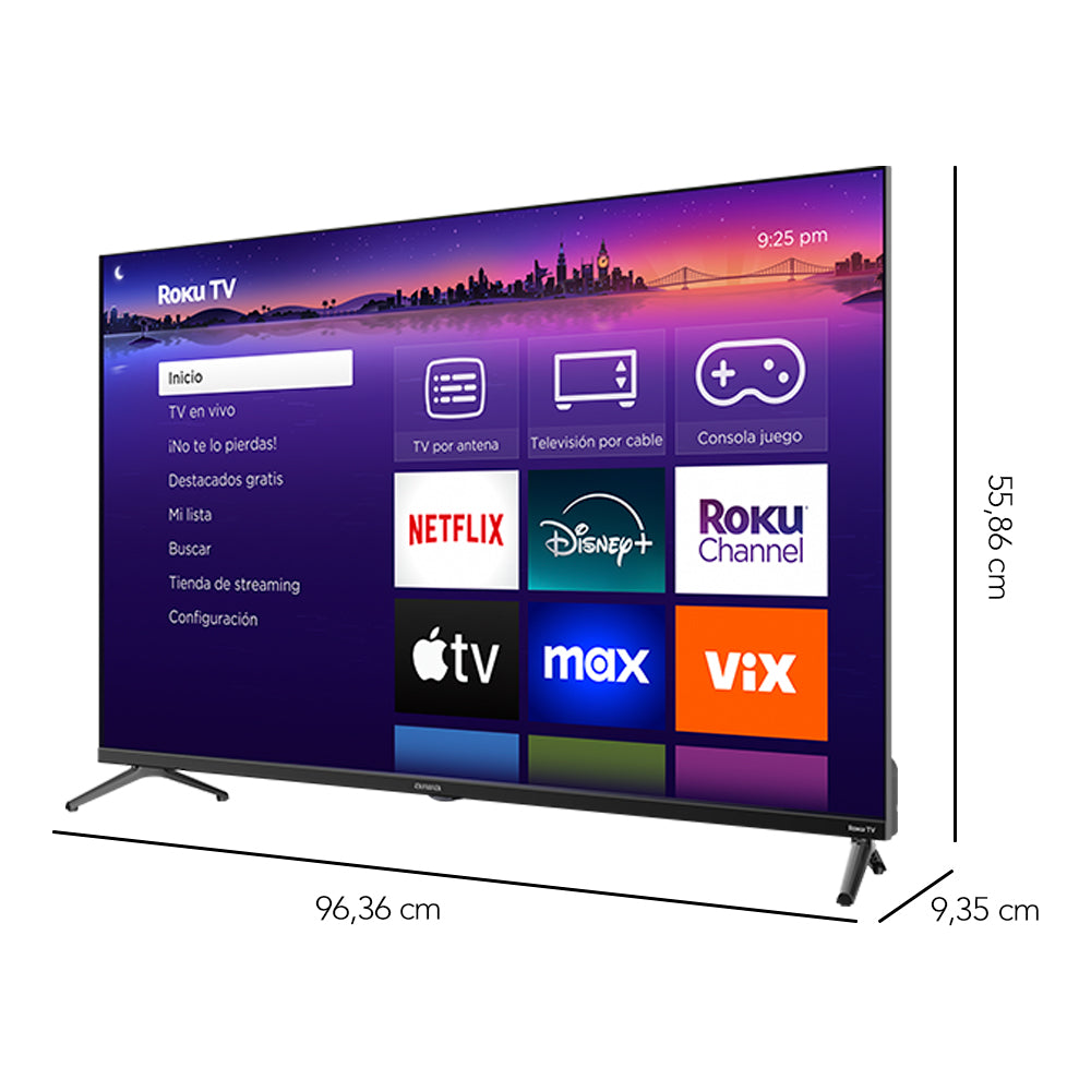 Pantalla AIWA AW43B4SMRK 43 pulgadas Smart TV Roku LED Full HD