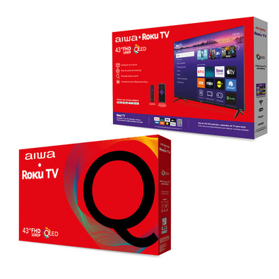 Pantalla AIWA AW43RKQ QLED 43 pulgadas Roku Full HD
