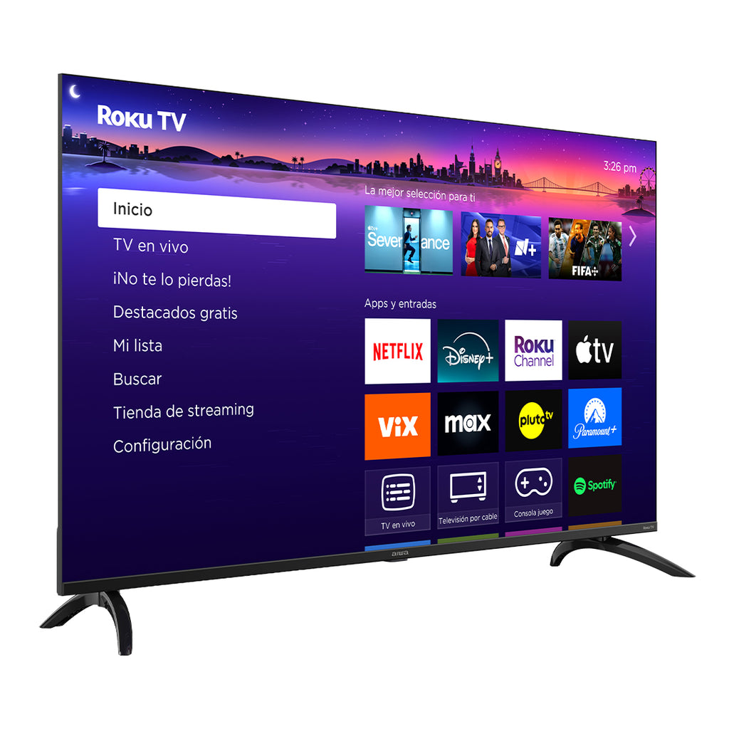 Pantalla Smart Tv Aiwa Roku 50 Pulgadas Qled 4k Ultra Hd