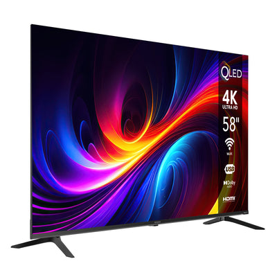 Pantalla AIWA 58 pulgadas AW58RKQ QLED 4K UHD Roku TV Dolby Audio