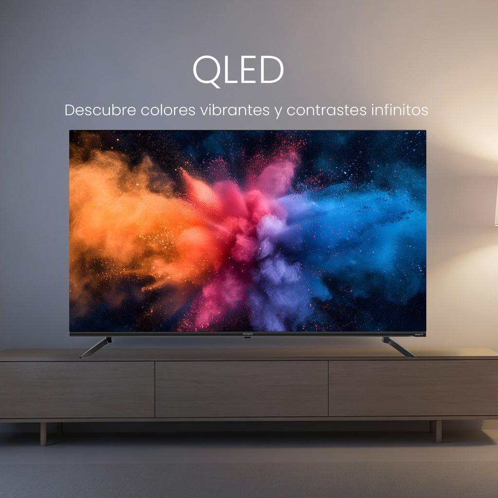 Pantalla AIWA 58 pulgadas AW58RKQ QLED 4K UHD Roku TV Dolby Audio