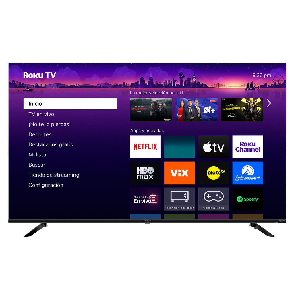 Pantalla AIWA AW65RKQ 65 pulgadas QLED 4K UHD Roku TV Dolby Audio