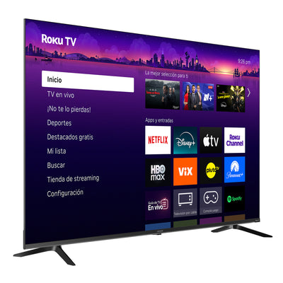 Pantalla AIWA AW65RKQ 65 pulgadas QLED 4K UHD Roku TV Dolby Audio