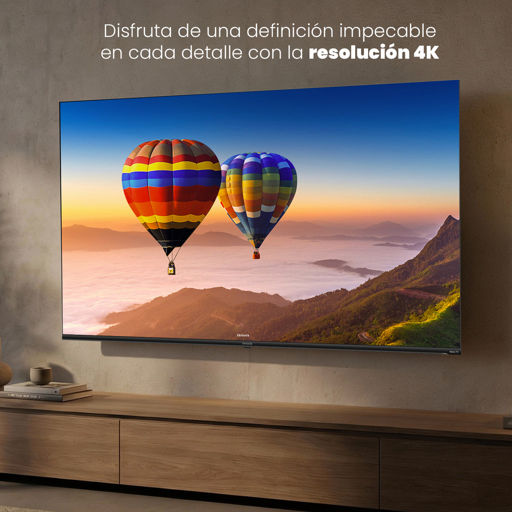 Pantalla AIWA AW65RKQ 65 pulgadas QLED 4K UHD Roku TV Dolby Audio