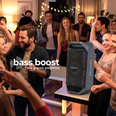 Bocina Bluetooth Portátil Aiwa AWA521 Control Remoto, USB-C