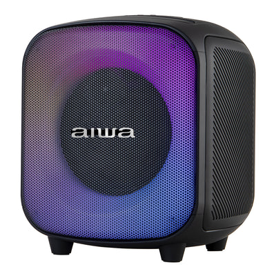 Bocina Bluetooth Aiwa 40W RMS con Bass Boost, Radio FM y USB-C