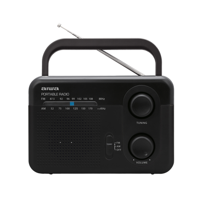 Radio portátil Analógico AM-FM 127V Bateria Recargable