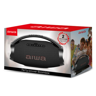 Boombox Aiwa AWH51BT 130W RMS Bluetooth 5.3 TWS IPX6