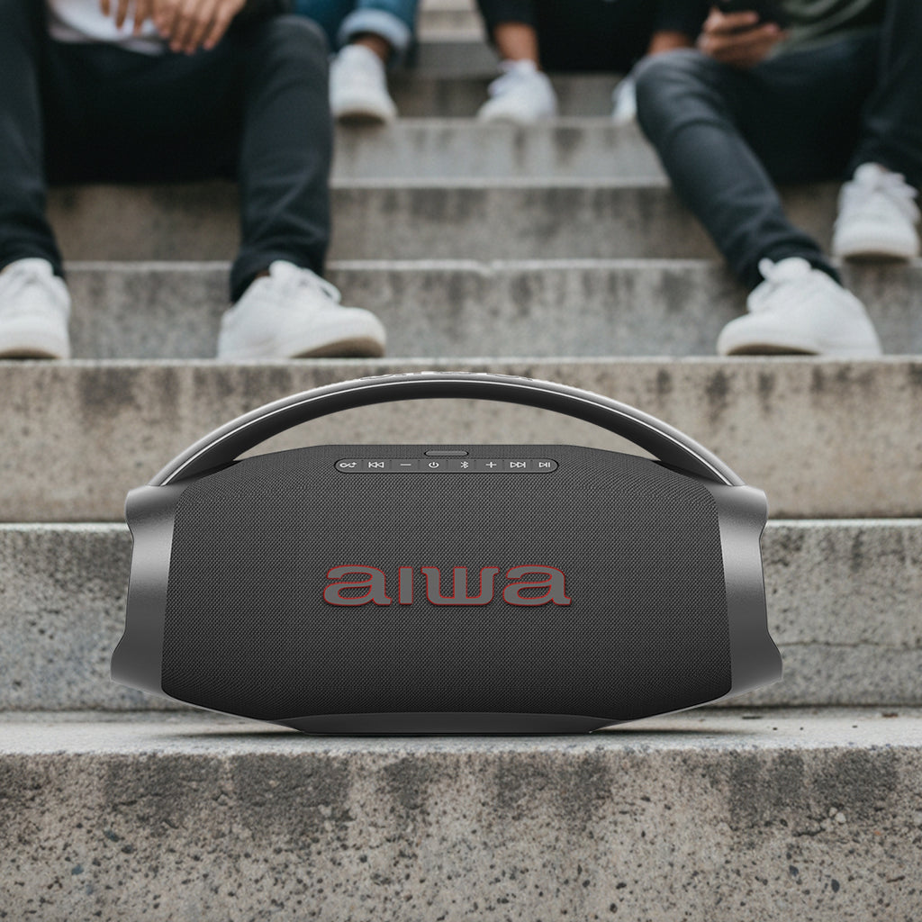 Boombox Aiwa AWH51BT 130W RMS Bluetooth 5.3 TWS IPX6