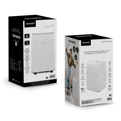 Aire Acondicionado portátil Frio 1 Tonelada (12,000 BTU) 127V