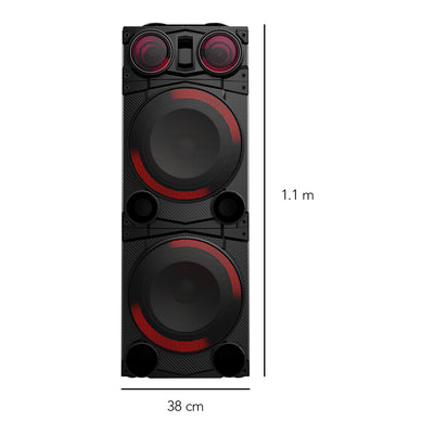 Bocina Bluetooth Doble 250W RMS con TWS