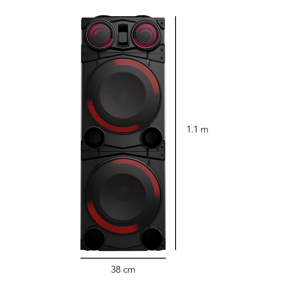 Bocina Bluetooth Doble 250W RMS con TWS