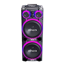 Sistema de audio AIWA AWPOC15 doble Bluetooth 240W RMS con TWS