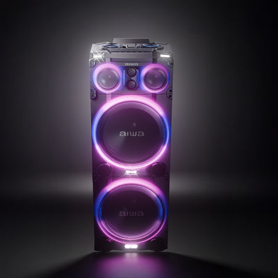 Sistema AIWA AWPOC15 con Bluetooth 5.3, USB, RCA y entrada auxiliar
