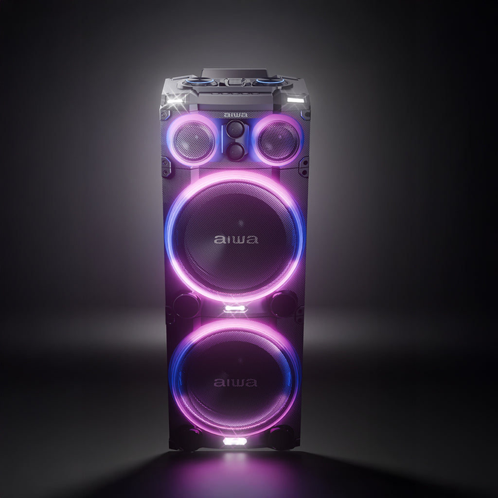 Sistema AIWA AWPOC15 con Bluetooth 5.3, USB, RCA y entrada auxiliar