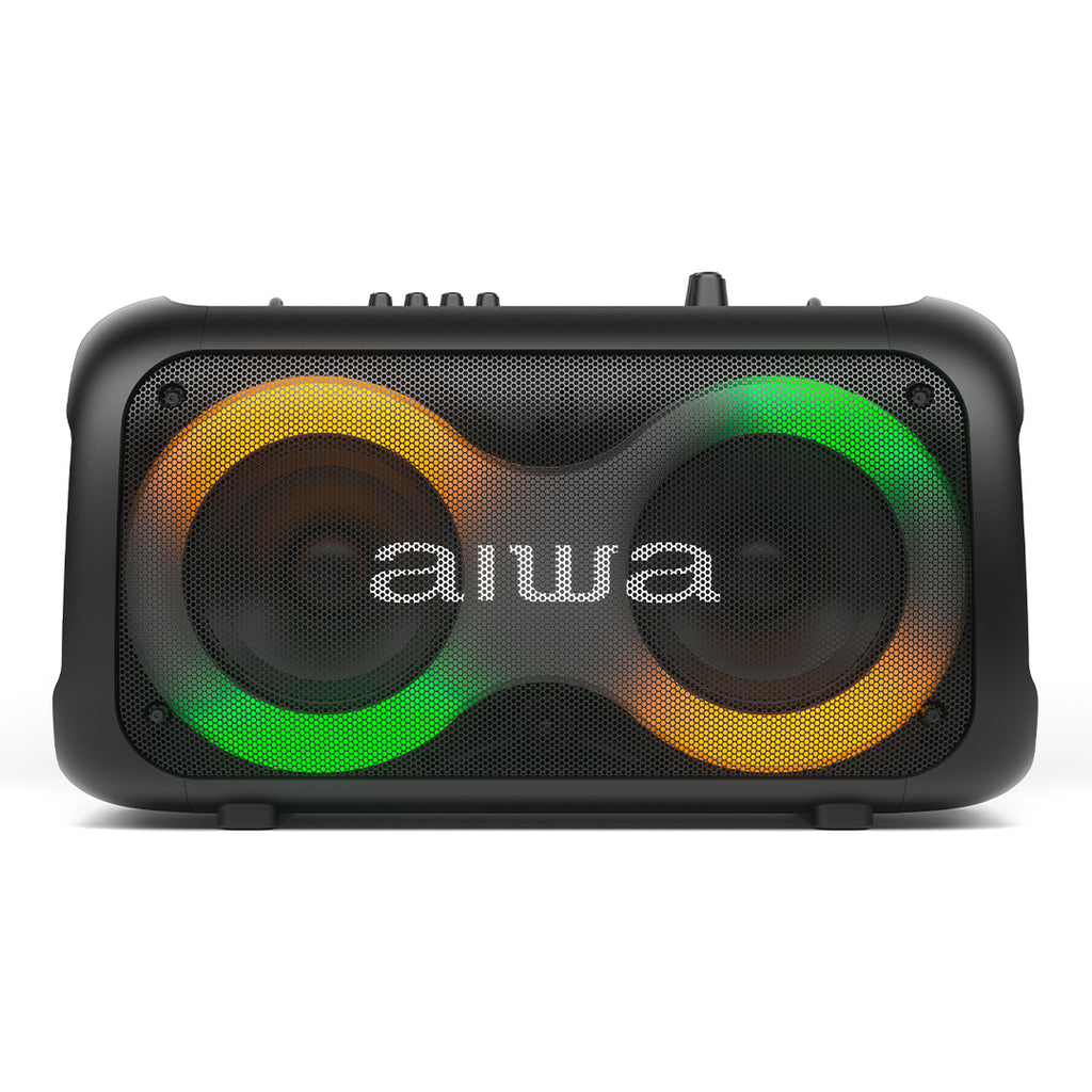 Bocina Bluetooth Aiwa AWPOH35 60W RMS con Entrada para Guitarra y Luces LED