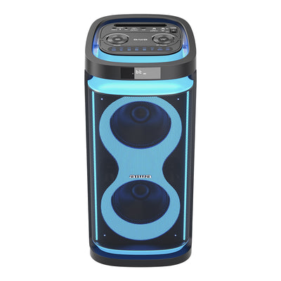 Bocina Bluetooth Portátil Aiwa Flame Led 60W RMS con TWS