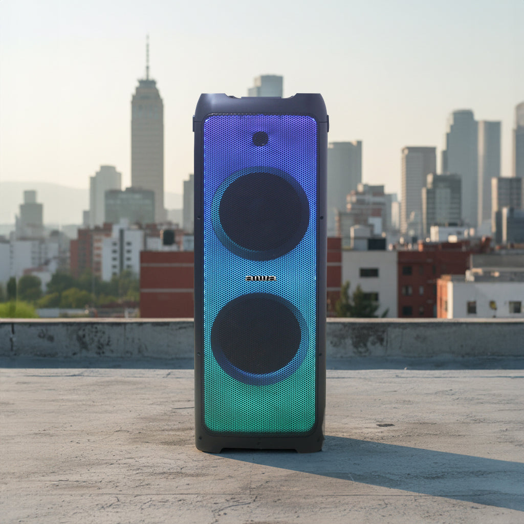 Bocina Karaoke Bluetooth Flame Led Resistente al agua 150W RMS con TWS