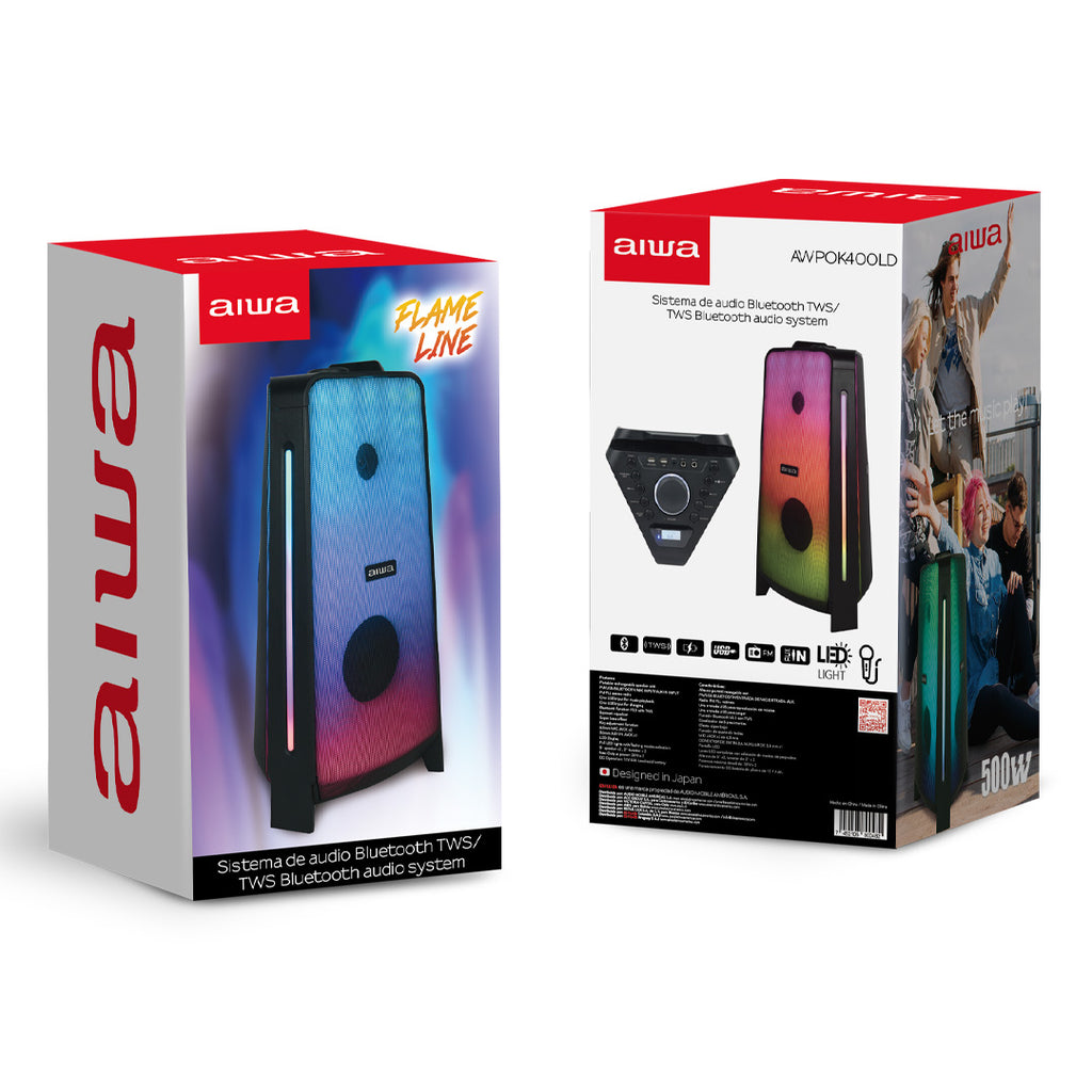 Bocina Bluetooth Portátil 50W RMS con TWS