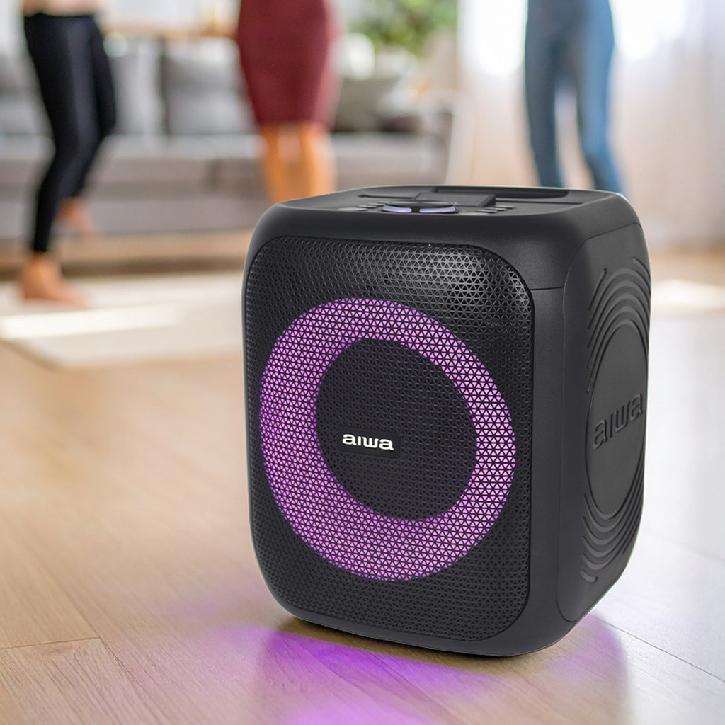 Bocina Karaoke Aiwa Portátil Bluetooth 20W RMS con TWS