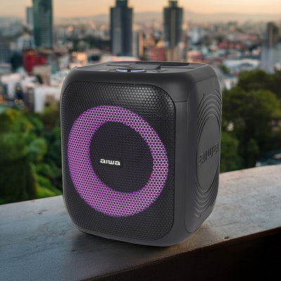 Bocina Karaoke Aiwa Portátil Bluetooth 20W RMS con TWS