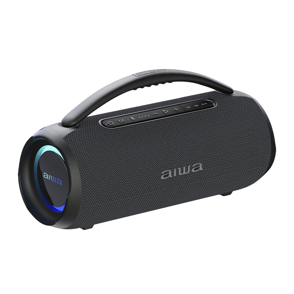 Bocina Portátil Aiwa Awq680 Con Tws Bluetooth Negro Negro