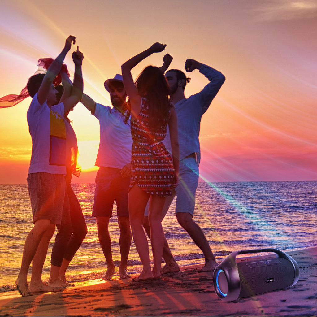 Bocina Bluetooth Portátil Aiwa Negro 90W RMS con TWS