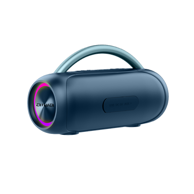 Bocina Portátil Boombox Bluetooth Resistente al agua USB 20W RMS con TWS