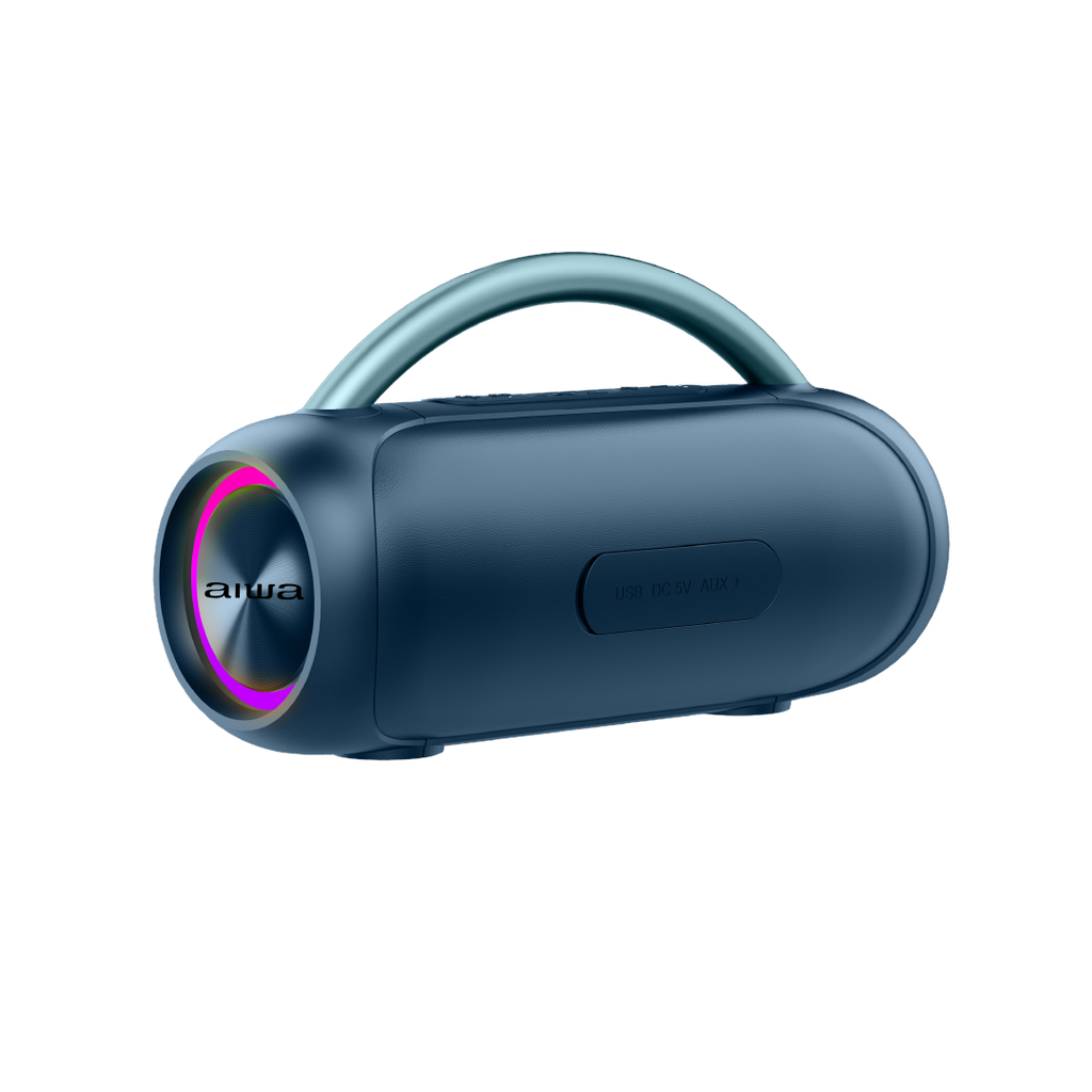 Bocina Portátil Boombox Bluetooth Resistente al agua USB 20W RMS con TWS