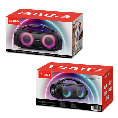 Bocina Bluetooth Portátil Aiwa Resistente al agua 40W RMS con TWS
