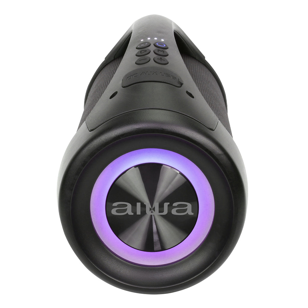 Bocina Aiwa Portátil Cilindrica 50W RMS con TWS