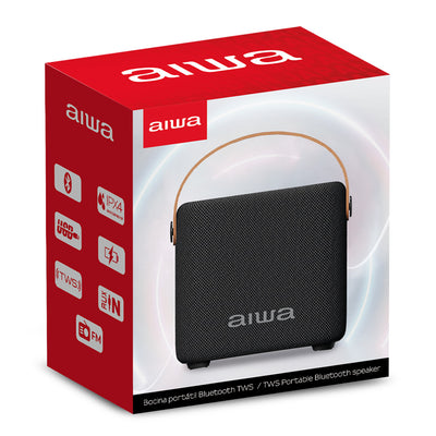 Bocina Bluetooth Portátil Aiwa 7W RMS con TWS