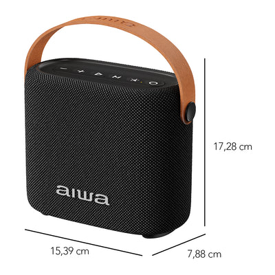Bocina Bluetooth Portátil Aiwa 7W RMS con TWS