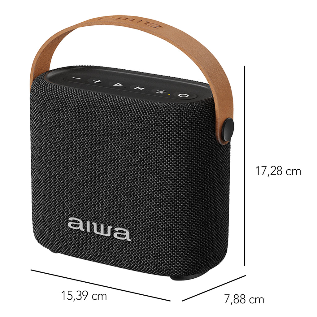 Bocina Bluetooth Portátil Aiwa 7W RMS con TWS