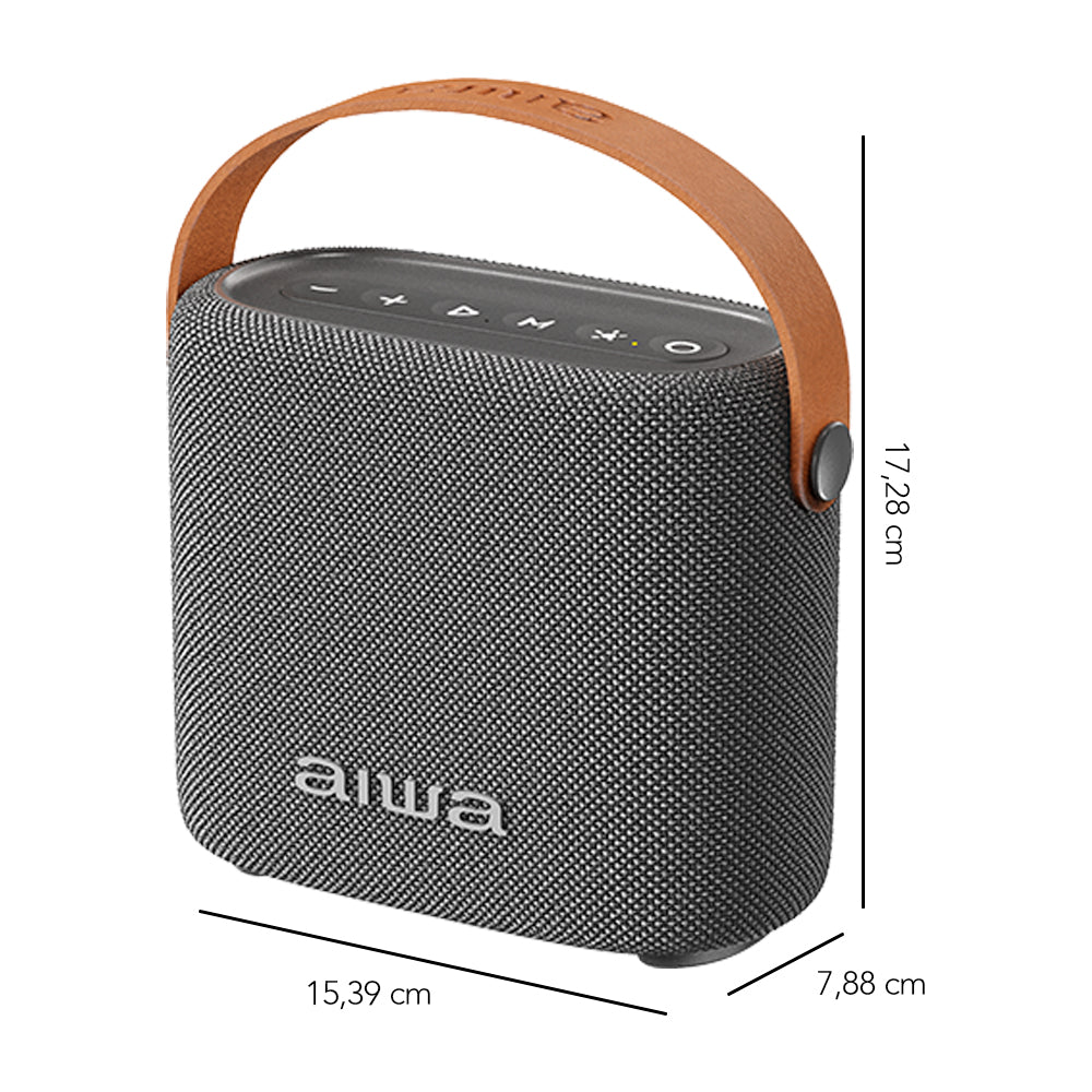 Bocina Bluetooth Portátil Aiwa 7W RMS con TWS