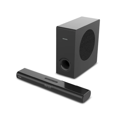 Barra de sonido con subwoofer incluido 2.1 Bluetooth 80W RMS