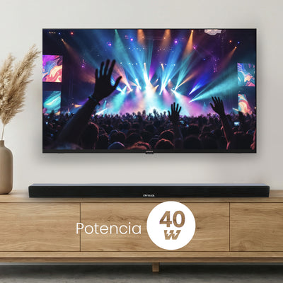 Barra de sonido Aiwa 2.0 Bluetooth 40W RMS
