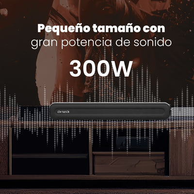 Barra de sonido Aiwa 2.0 Bluetooth 30W RMS