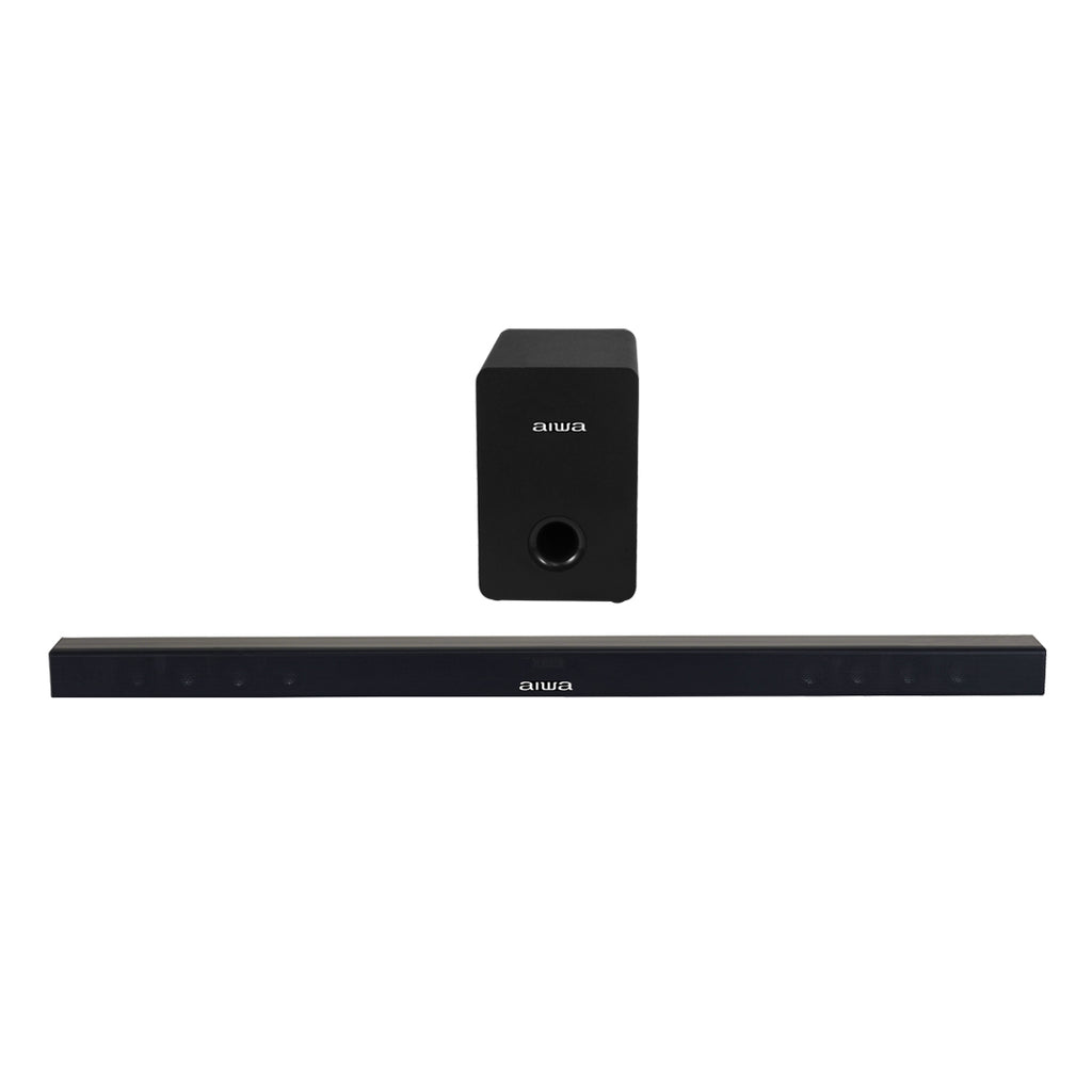 Barra de sonido Aiwa Bluetooth con subwoofer incluido 2.1 120W RMS