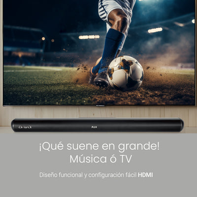 Barra de sonido Aiwa 2.0 Bluetooth 40W RMS