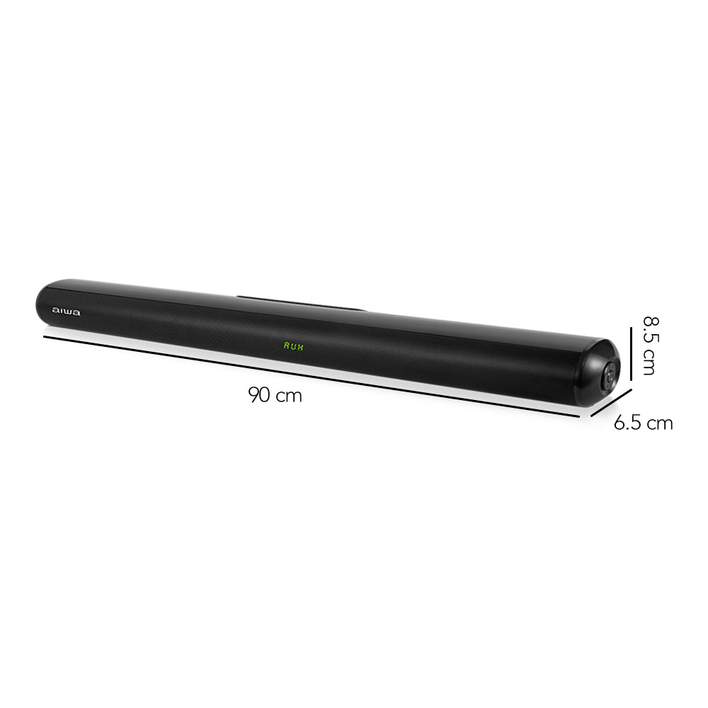 Barra de sonido Aiwa Bluetooth con subwoofer incluido 2.1 120W RMS