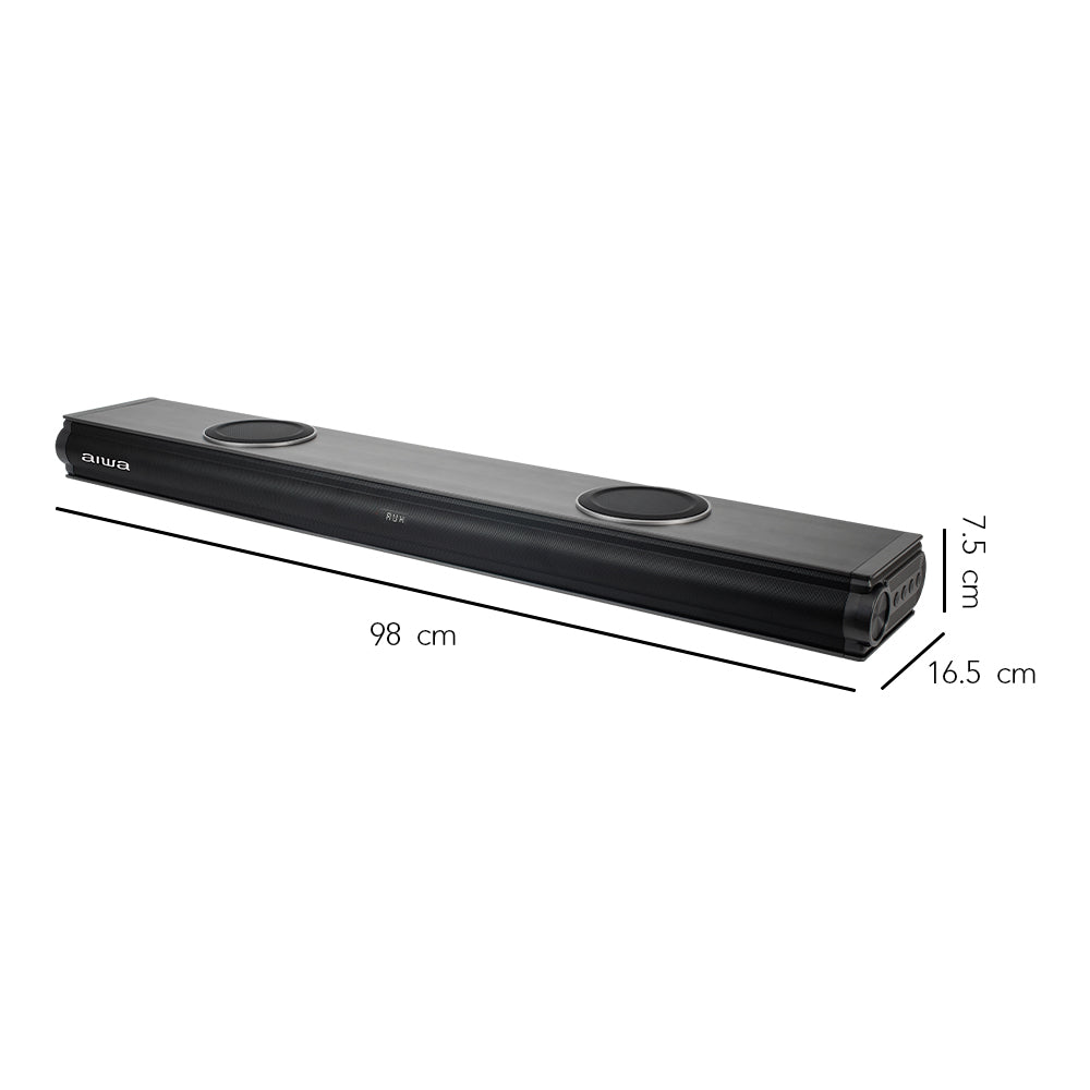 Barra de sonido con subwoofer Bluetooth incluido 2.2 150W RMS